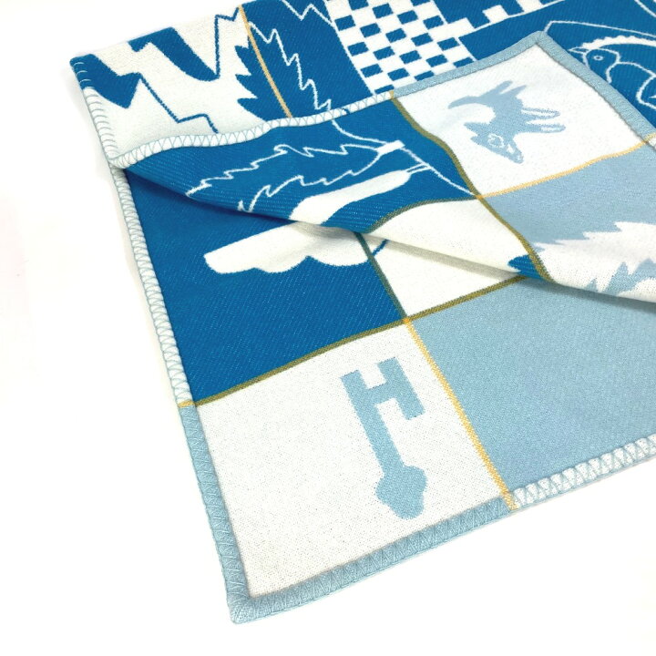 楽天市場】HERMES エルメス プレード アヴァロン・エポペ 毛布 