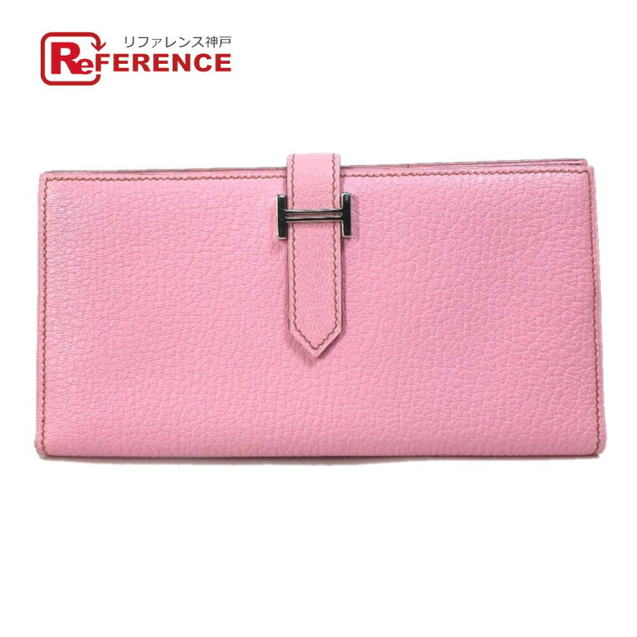 楽天市場】HERMES エルメス ロングウォレット H金具 ベアン スフレ 2 