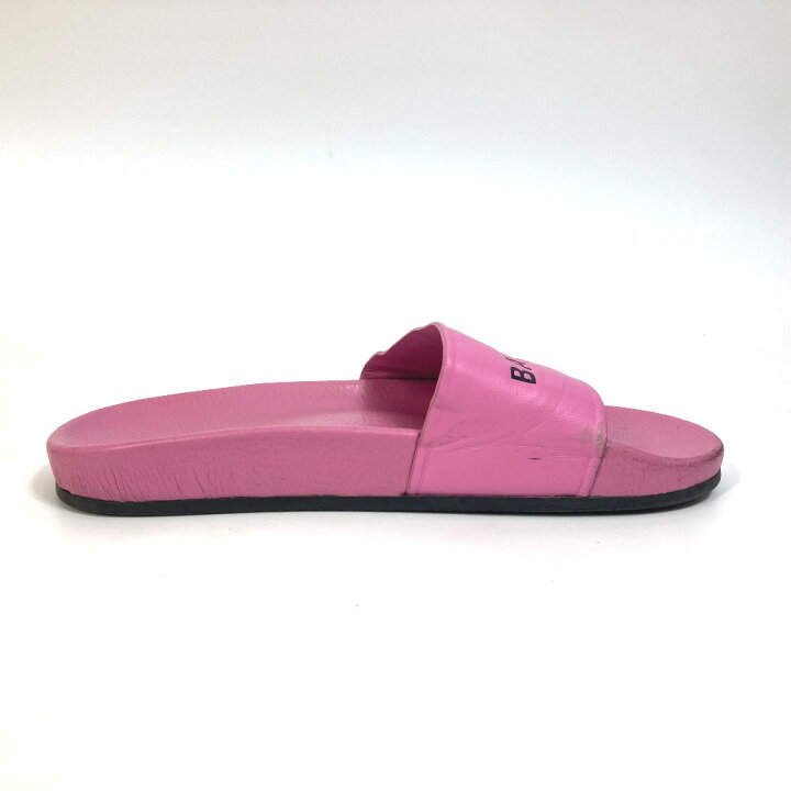 楽天市場】BALENCIAGA バレンシアガ 517226 ロゴ 靴 フラットサンダル  
