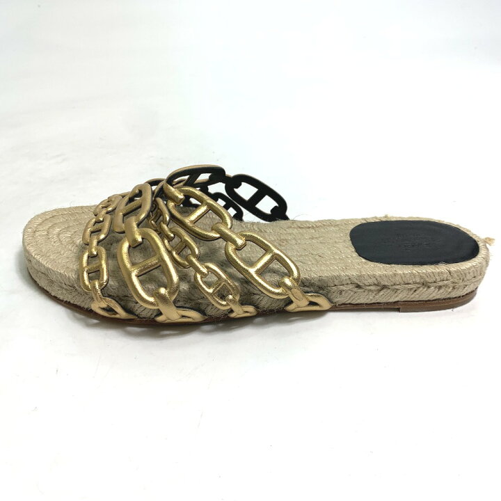 楽天市場】HERMES エルメス フラット シェーヌダンクル アンコーヌ 靴  