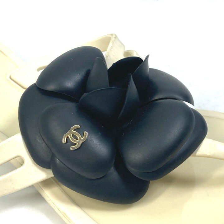 楽天市場】CHANEL シャネル フラット ペタンコ カメリア ココマーク CC  