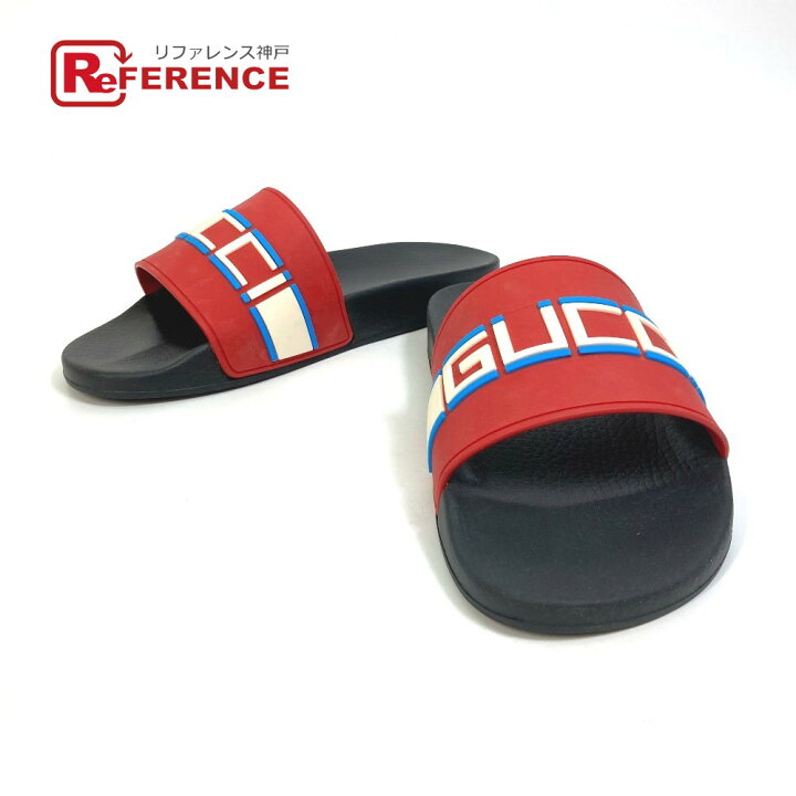 楽天市場】GUCCI グッチ 522884 ストライプ ロゴ ロゴ スライド 