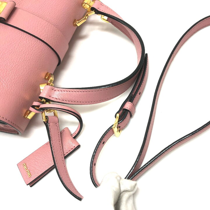 楽天市場】MIUMIU ミュウミュウ 5BA108 マドラス カバン 2WAY  