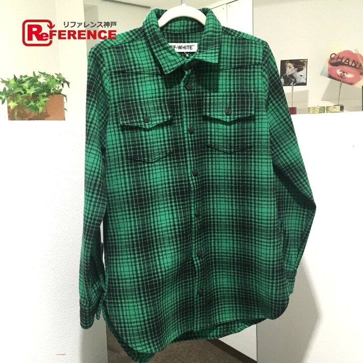 楽天市場】OFF-WHITE オフホワイト チェック柄 TARTAN SHIRT DIAG ALL 