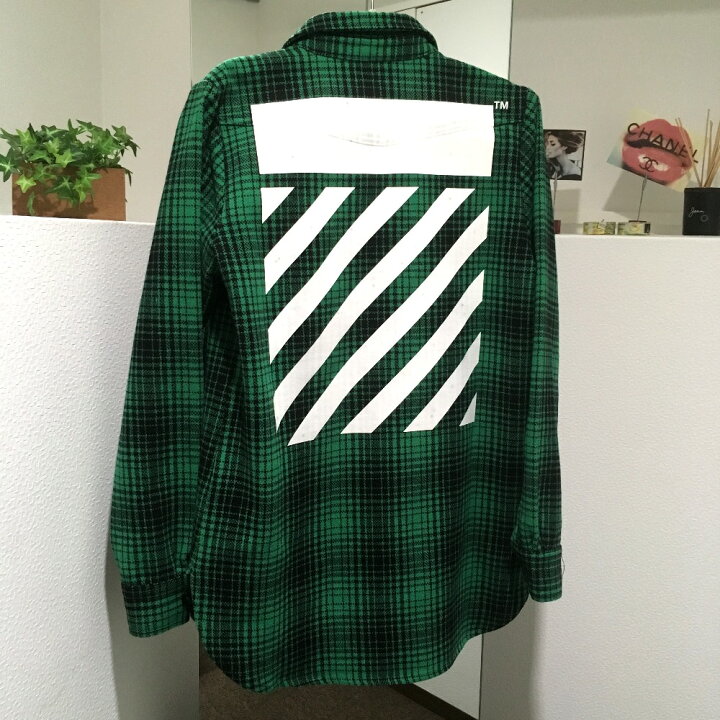 楽天市場】OFF-WHITE オフホワイト チェック柄 TARTAN SHIRT DIAG ALL 
