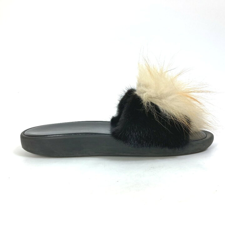 楽天市場】LOUIS VUITTON ルイヴィトン 靴 ファー フラットサンダル  