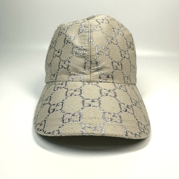 楽天市場】GUCCI グッチ 631953 GG ラメ 帽子 キャップ帽 ベースボール 