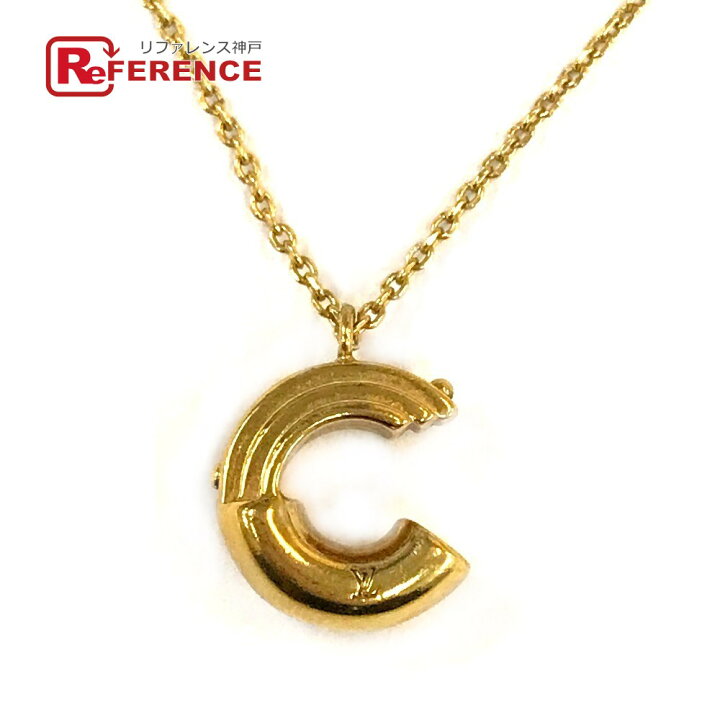 楽天市場】LOUIS VUITTON ルイヴィトン M61058 イニシャルネックレス 