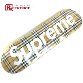 Supreme シュプリーム BURBERRY(バーバリー) コラボ Burberry Skateboard Beige デッキ スケボー 2022SS スケートボード ウッド ユニセックス ベージュ 未使用 【中古】