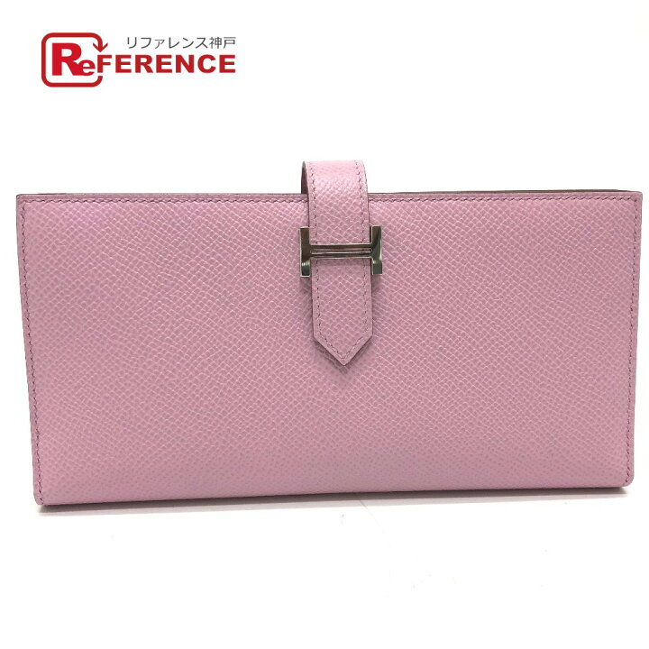 楽天市場】HERMES エルメス H金具 ベアンスフレ 2つ折り 長財布 ヴォー  