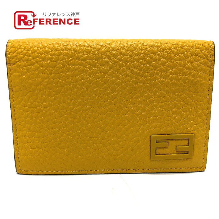 楽天市場】FENDI フェンディ 7M0222 2つ折り ロゴ パスケース 名刺入れ 