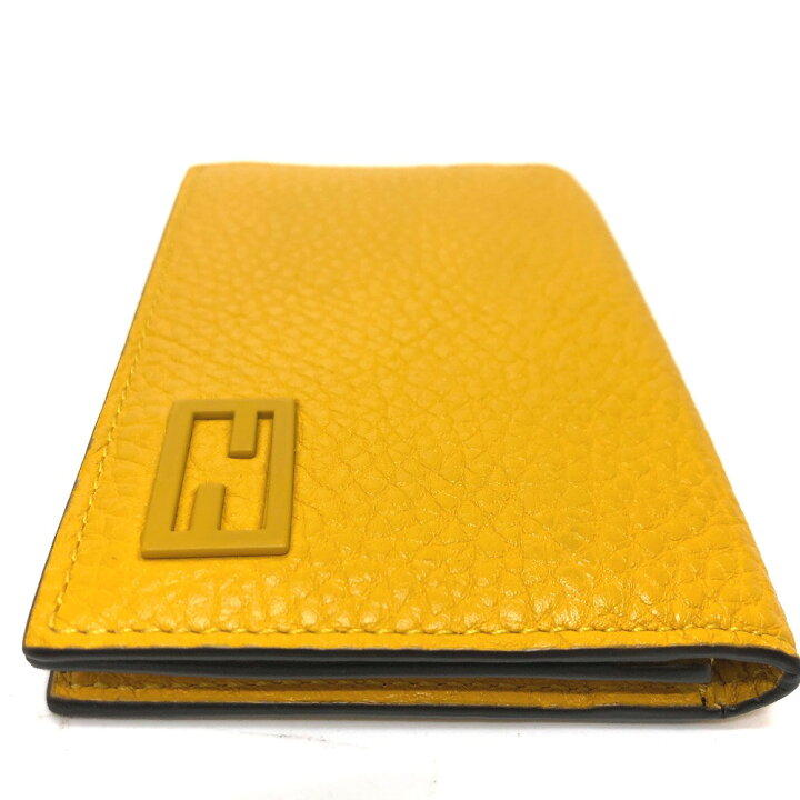 楽天市場】FENDI フェンディ 7M0222 2つ折り ロゴ パスケース 名刺入れ  