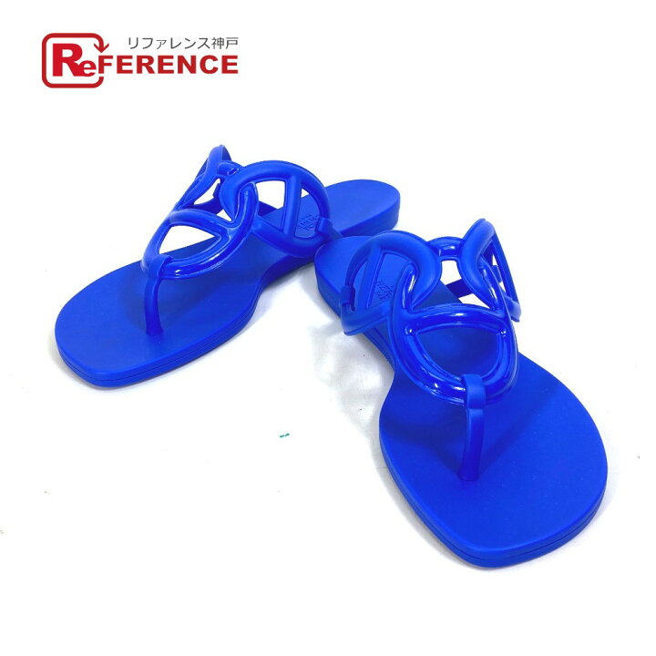 楽天市場】HERMES エルメス フラット トング 靴 シェーヌダンクル  