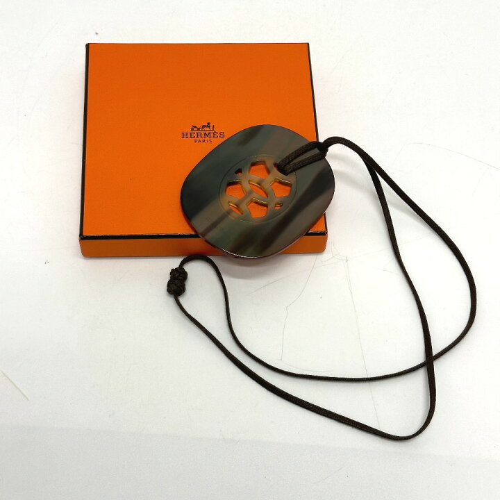 楽天市場】HERMES エルメス ペンダント 水牛 リフトGM アクセサリー 