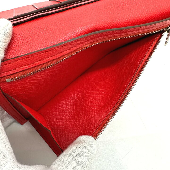 楽天市場】HERMES エルメス H金具 ベアンスフレ 2つ折り ロング 