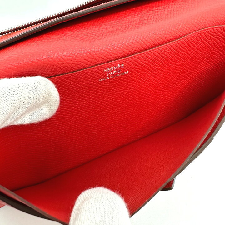 楽天市場】HERMES エルメス H金具 ベアンスフレ 2つ折り ロング 