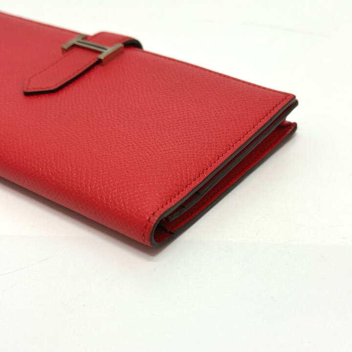 楽天市場】HERMES エルメス H金具 ベアンスフレ 2つ折り ロング 