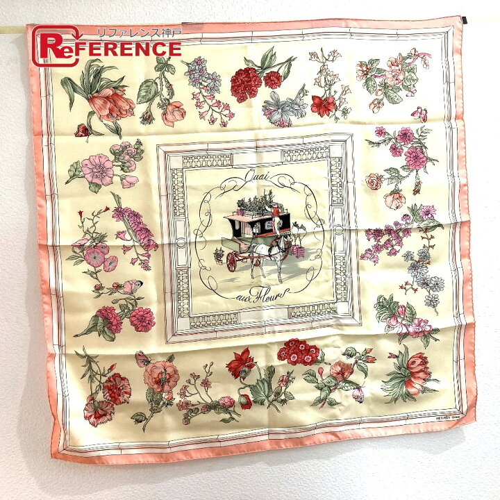 楽天市場】HERMES エルメス Quai aux fleurs カレ90 花咲く海岸通 