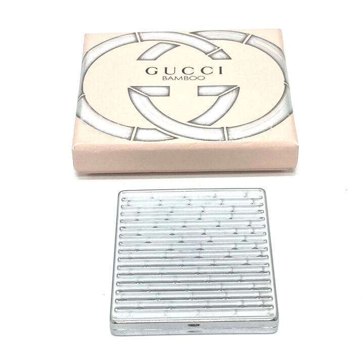 楽天市場】GUCCI グッチ 手鏡 折り畳み ミラー BAMBOO 鏡 メタル  