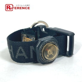 CHANEL シャネル スポーツ sports 方位磁石付き CC ココマーク キーホルダー キーリング ナイロンキャンバス レディース ブラック 【中古】