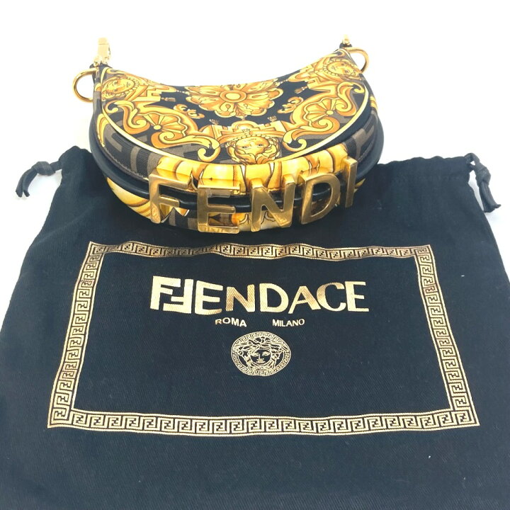 楽天市場】FENDI フェンディ 7AS089 ナノ フェンディグラフィ 