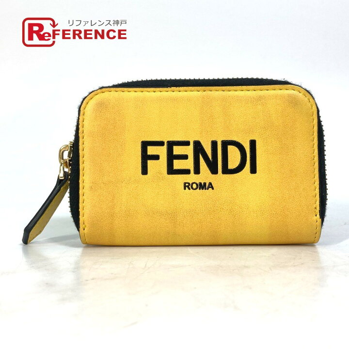 楽天市場】FENDI フェンディ 7M0257 ラウンドジップ ロゴ 小銭入れ 