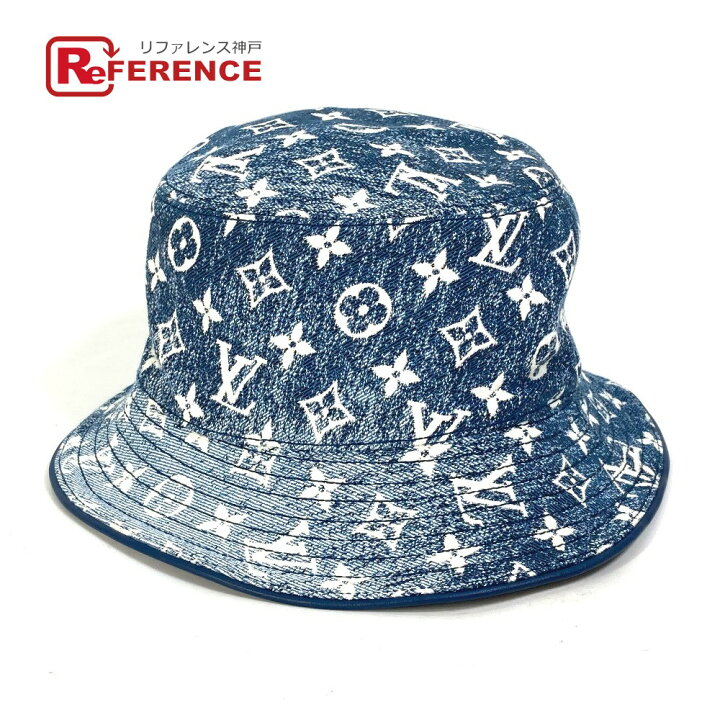 楽天市場】LOUIS VUITTON ルイヴィトン M77436 モノグラム ボブ デニム 