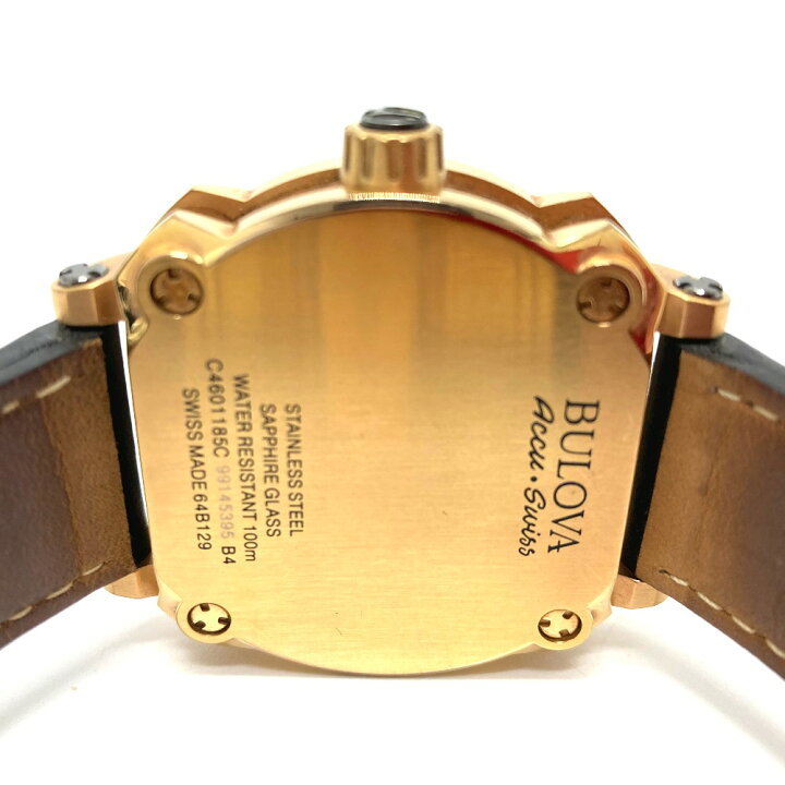 楽天市場】BULOVA ブローバ 64B129 アキュスイス ペルシェロン 自動 