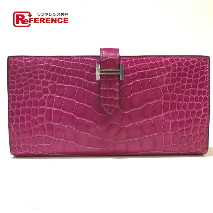 楽天市場】HERMES エルメス ベアンスフレ アリゲーター クロコ 