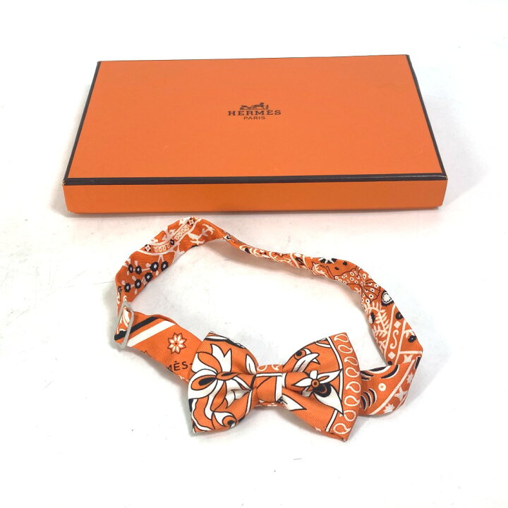 楽天市場】HERMES エルメス アクセサリー ヌーパピヨン 蝶ネクタイ 