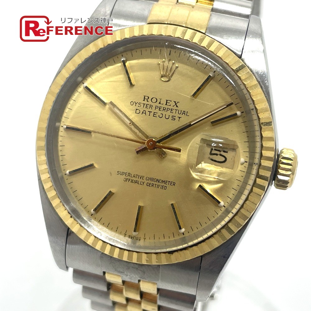 楽天市場】ROLEX ロレックス 16013 デイトジャスト 自動巻き 腕時計 SS