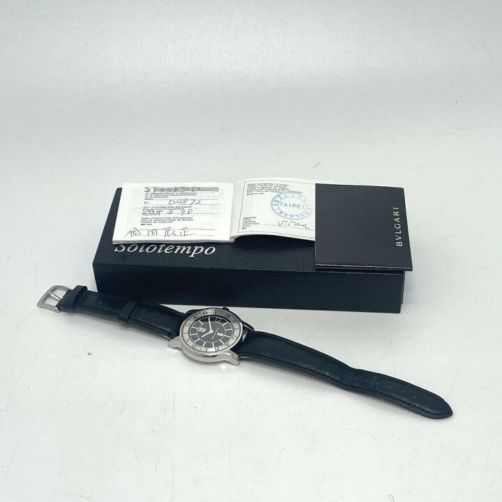 楽天市場】BVLGARI ブルガリ ST35S ソロテンポ クォーツ デイト 腕時計  
