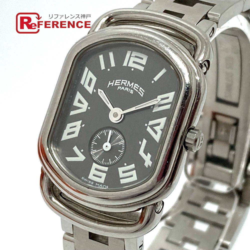 楽天市場】HERMES エルメス RA2.210 ラリー スモセコ クォーツ 腕時計