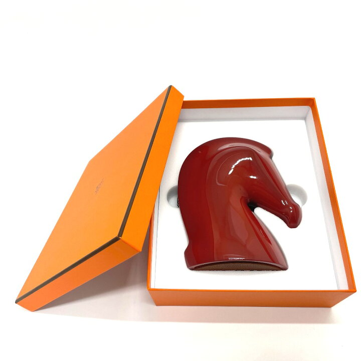 楽天市場】HERMES エルメス ペーパーウェイト 馬 文鎮 サマルカンド 