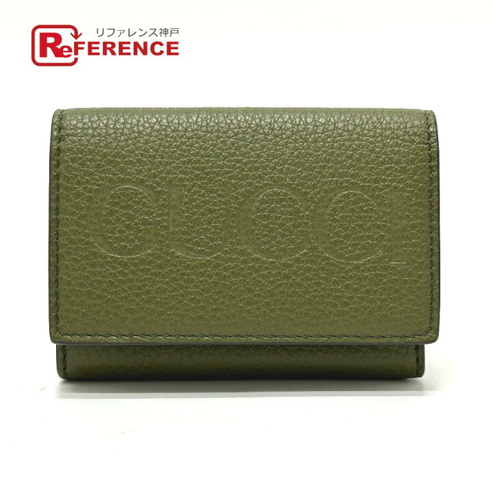 楽天市場】GUCCI グッチ 736151 ロゴ ミニウォレット 3つ折り財布 