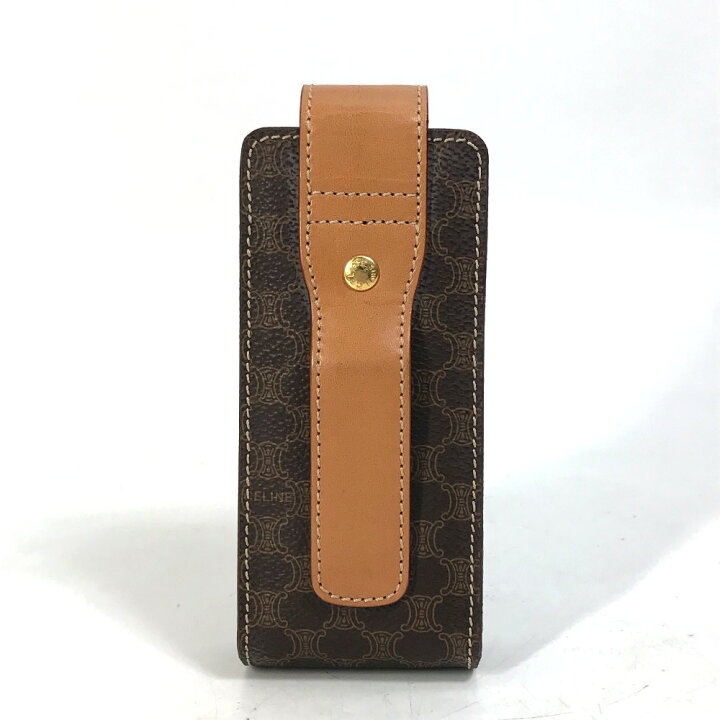 楽天市場】CELINE セリーヌ マカダム ポーチ 小物入れ レザー/PVC ユニ  