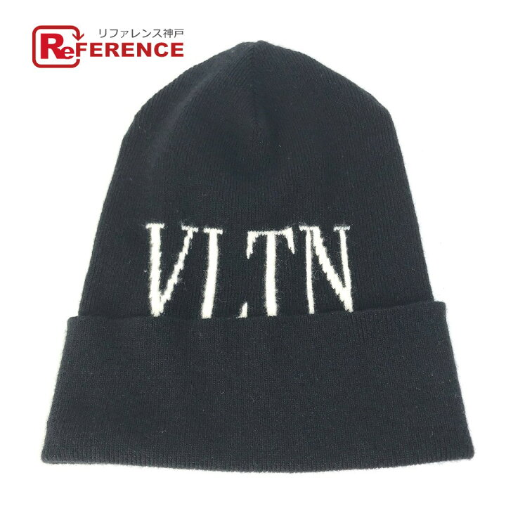楽天市場】VALENTINO ヴァレンティノ VLTN ロゴ ビーニー 帽子 ニット 