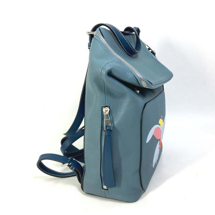 LOEWE (ロエベ) ×ダンボ ゴヤ レザー バックパック リュック ブルー 