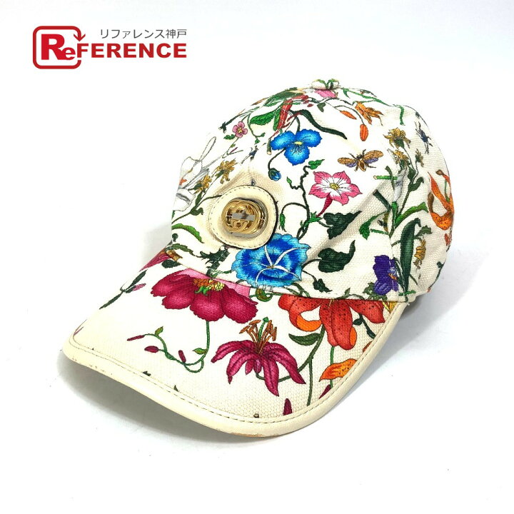 楽天市場】GUCCI グッチ GG 花柄 フラワーーフローラ 帽子 キャップ帽 