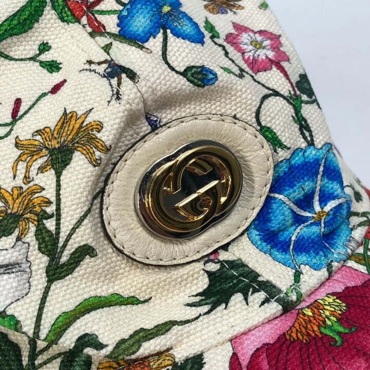 楽天市場】GUCCI グッチ GG 花柄 フラワーーフローラ 帽子 キャップ帽 