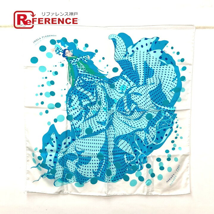 楽天市場】HERMES エルメス カレ90 iHOLA FLAMENCAI フラメンコ 
