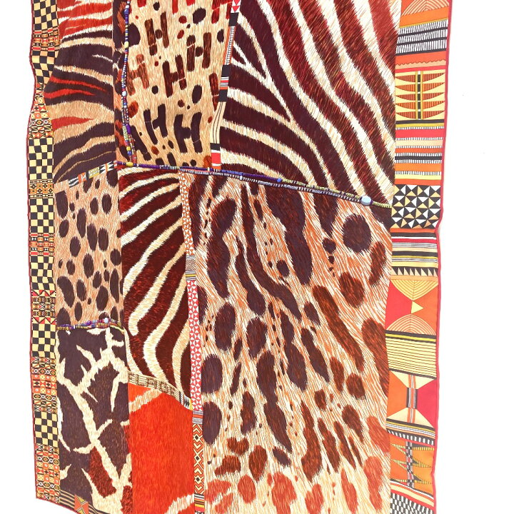 楽天市場】HERMES エルメス カレ90 PELAGES ET CAMOUFLAGE 野生と 