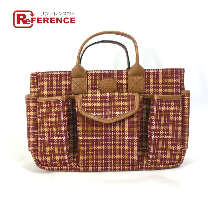 楽天市場】GUCCI グッチ 628159 チェック チルドレンズ トートバッグ 