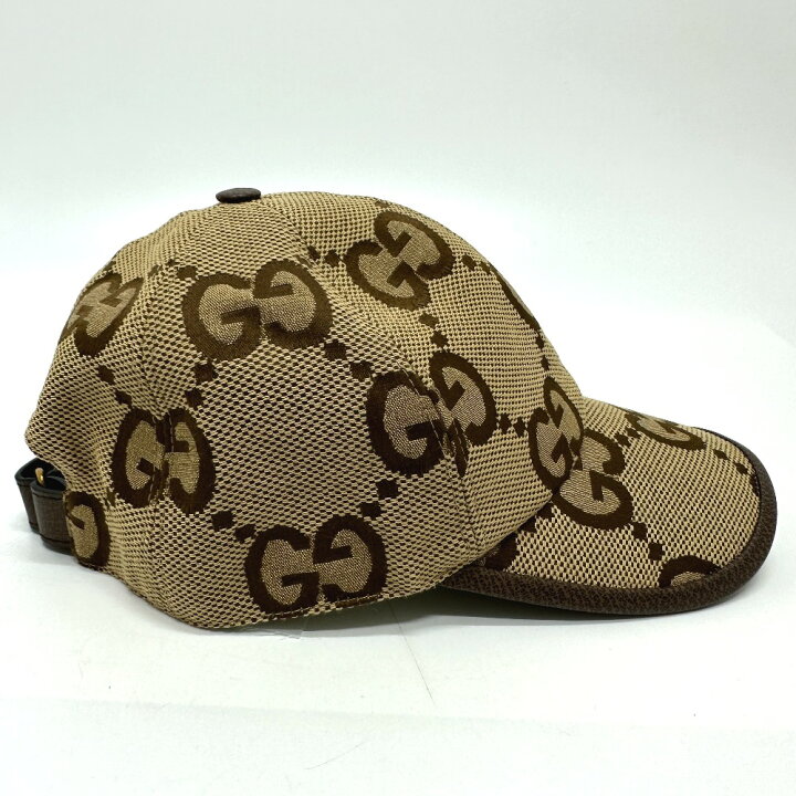 楽天市場】GUCCI グッチ 681264 ジャンボGG ベースボール 帽子  