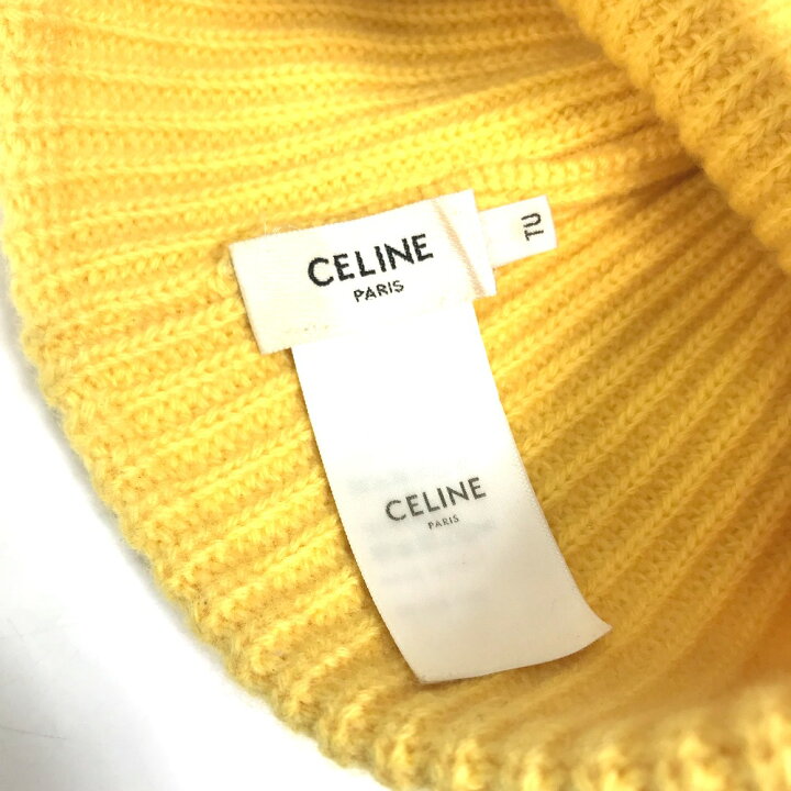 楽天市場】CELINE セリーヌ 2A61W535Q ロゴ エンブロイダリー ビーニー 