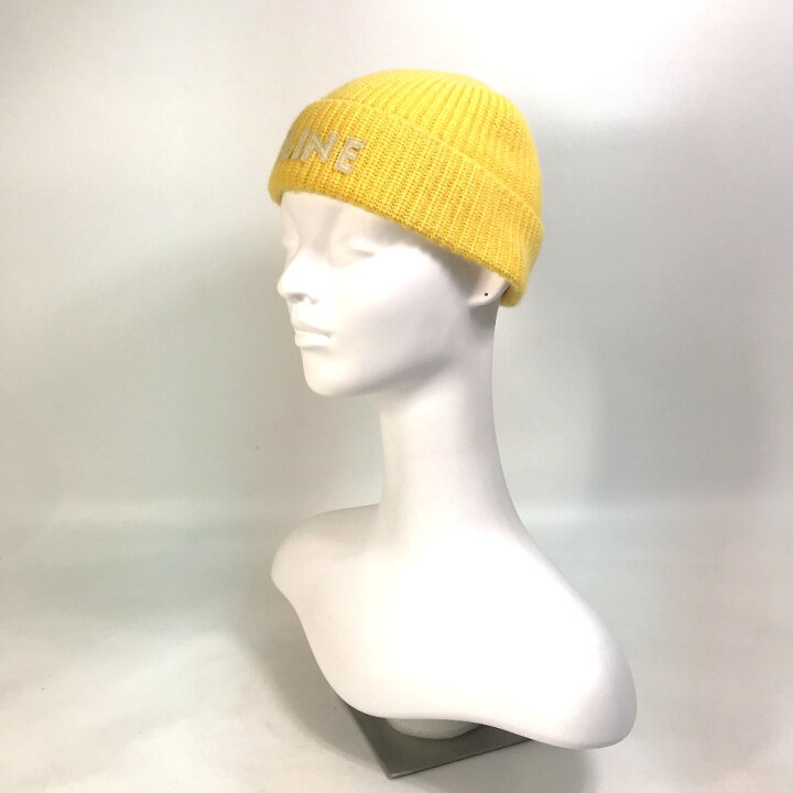 楽天市場】CELINE セリーヌ 2A61W535Q ロゴ エンブロイダリー ビーニー  