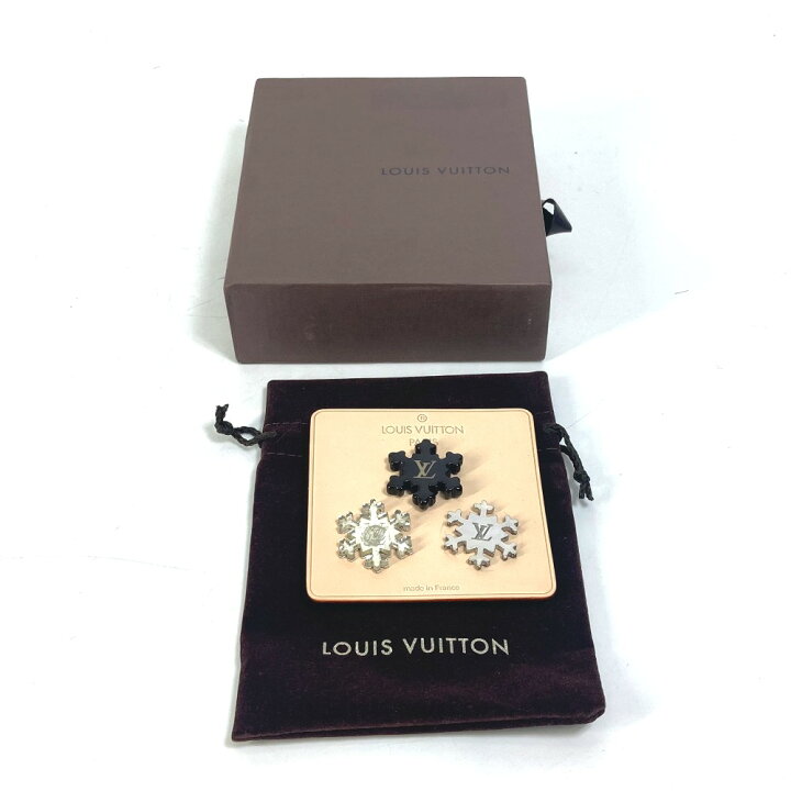 楽天市場】LOUIS VUITTON ルイヴィトン M65390 雪の結晶 キット ピンズ 