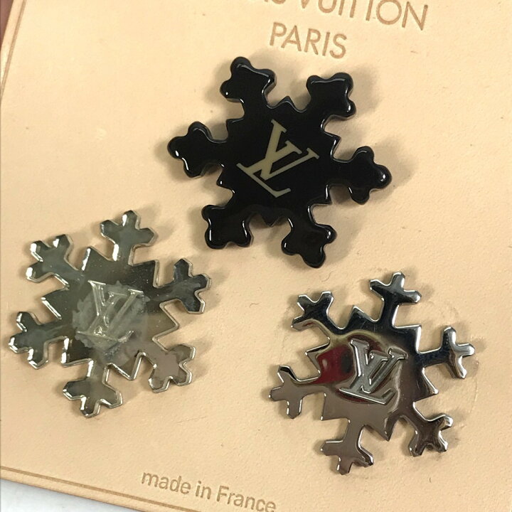 楽天市場】LOUIS VUITTON ルイヴィトン M65390 雪の結晶 キット ピンズ 
