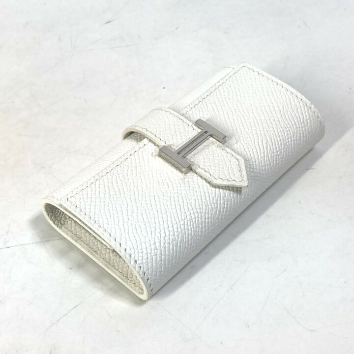 楽天市場】HERMES エルメス H金具 ベアン 4連 鍵 キーケース ヴォー 