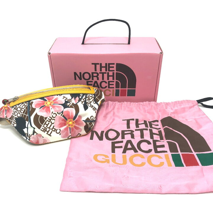 楽天市場】GUCCI グッチ 650299 THE NORTH FACE コラボ ウエストポーチ 